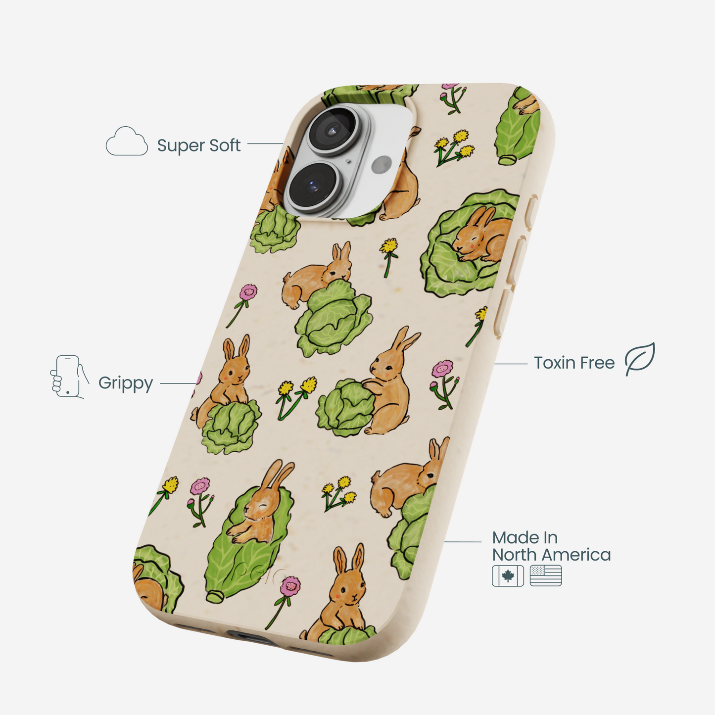 Seashell Garden Snack iPhone 17 Case