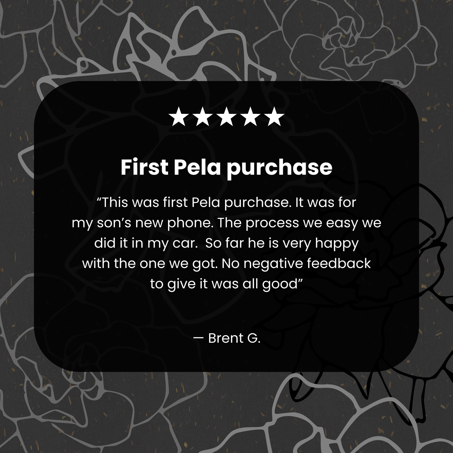 Black Gardenia Lines Samsung Galaxy S26+(Plus) Case