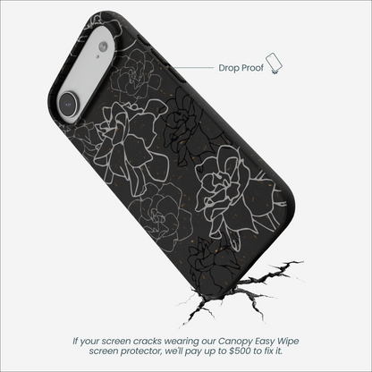 Black Gardenia Lines iPhone Air Case