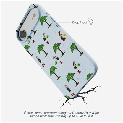 Powder Blue Gardening Girl iPhone Air Case