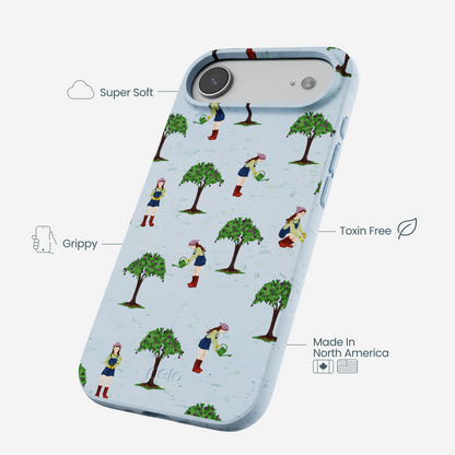 Powder Blue Gardening Girl iPhone Air Case