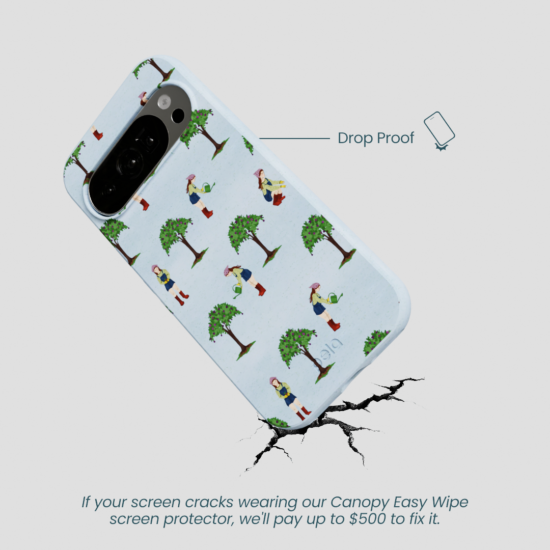 Powder Blue Gardening Girl Google Pixel 10/10 Pro Case
