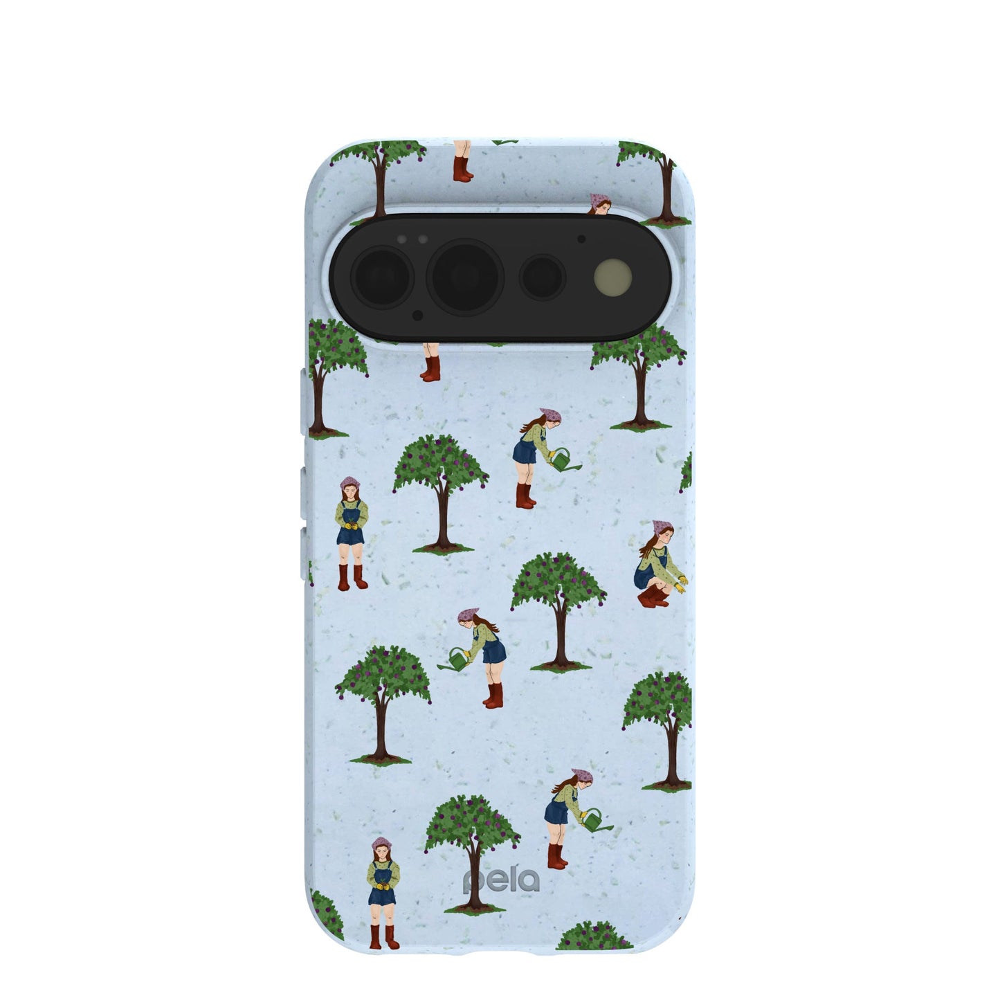 Powder Blue Gardening Girl Google Pixel 11 Pro Case