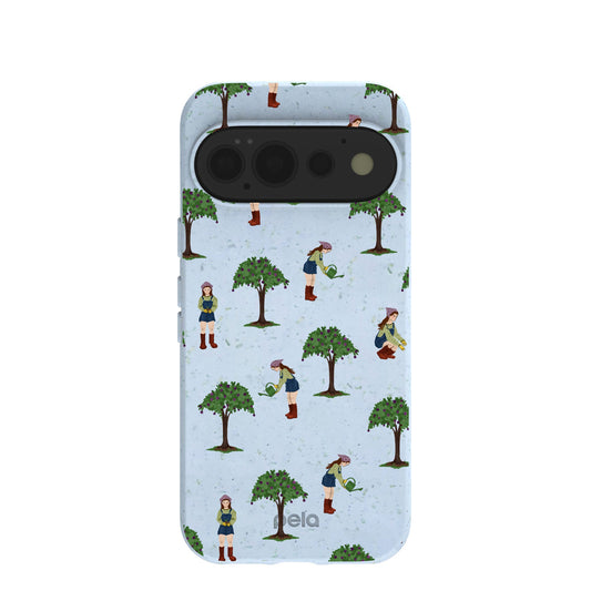 Powder Blue Gardening Girl Google Pixel 11 Pro Case