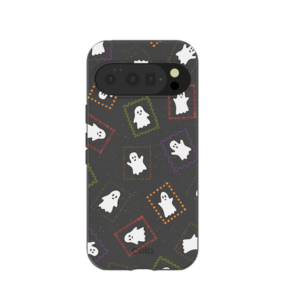 Black Ghost Stamps Google Pixel 10/10 Pro Case