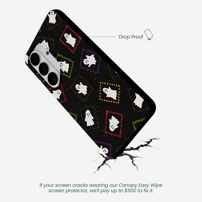 Black Ghost Stamps Samsung Galaxy S26 Case