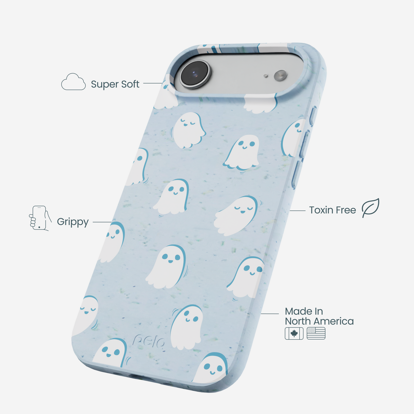 Powder Blue Ghostly iPhone Air Case