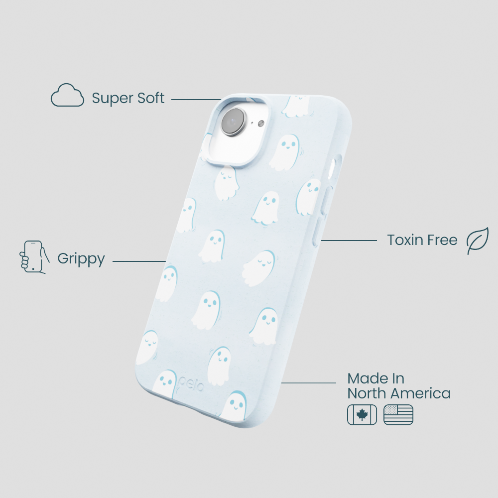 Powder Blue Ghostly iPhone 16e/17e Case