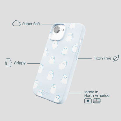 Powder Blue Ghostly iPhone 16e/17e Case