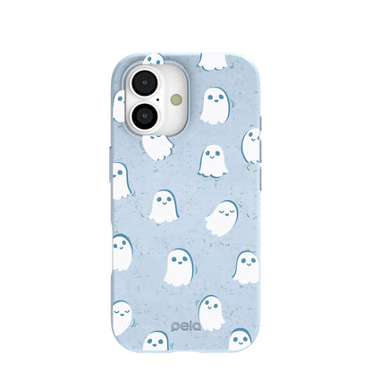 Powder Blue Ghostly iPhone 17 Case