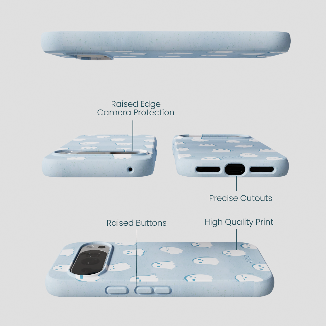 Powder Blue Ghostly Google Pixel 10/10 Pro Case