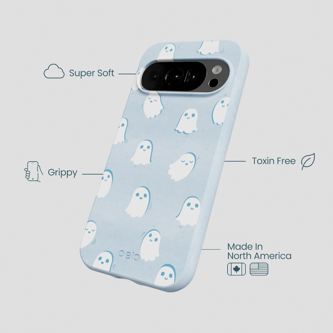 Powder Blue Ghostly Google Pixel 10/10 Pro Case