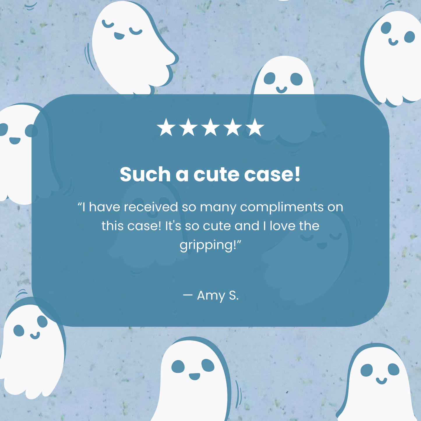 Powder Blue Ghostly Google Pixel 10 Pro XL Case