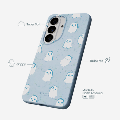 Powder Blue Ghostly Samsung Galaxy S26 Case