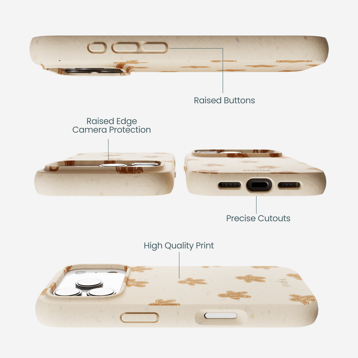 Seashell Gingerbread delight iPhone 17 Pro Case