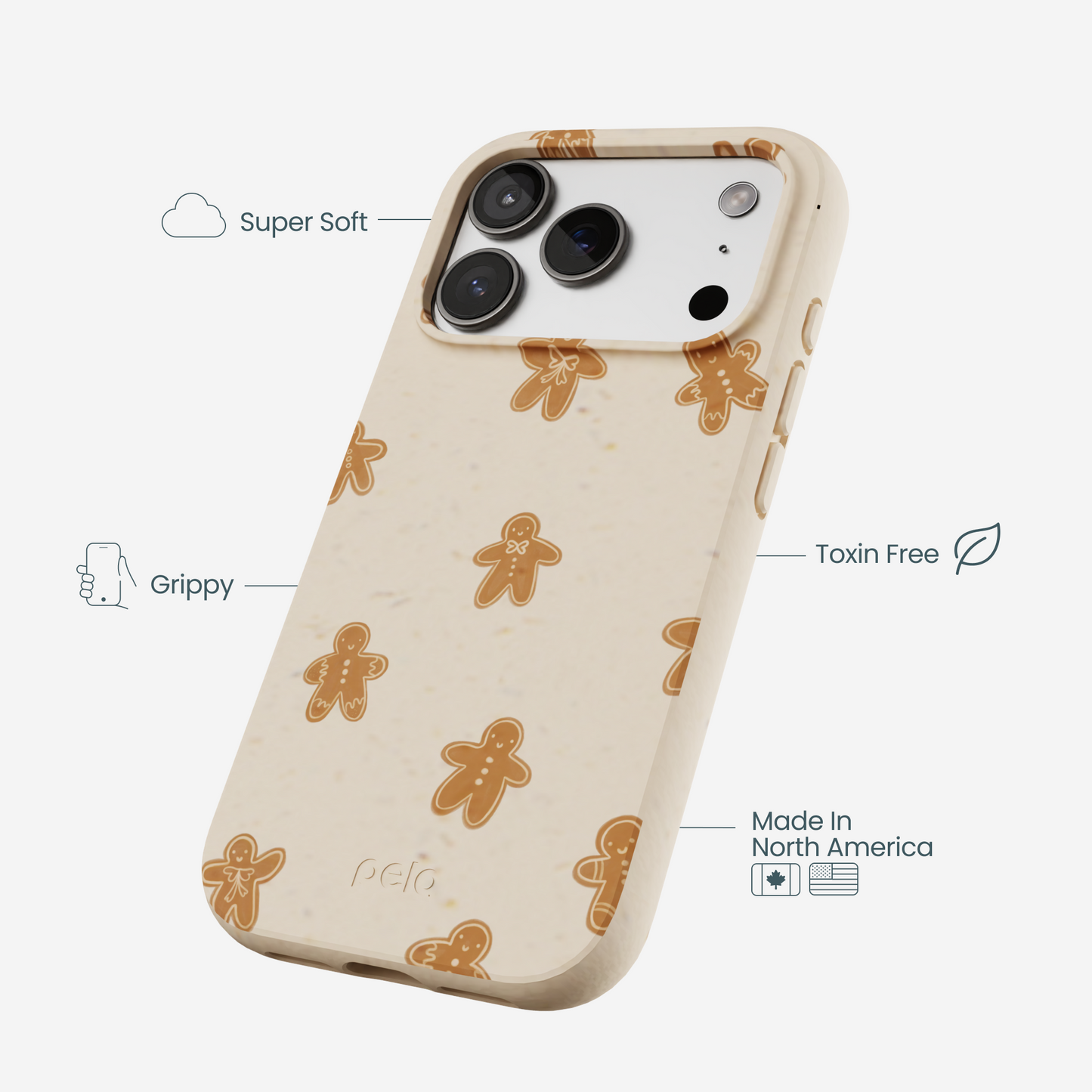 Seashell Gingerbread delight iPhone 17 Pro Case