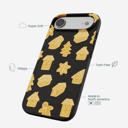 Black Gingerbread Dreams iPhone Air Case