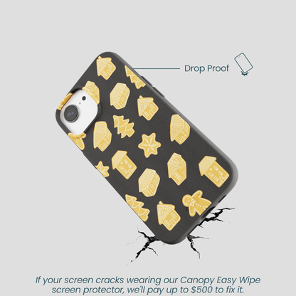 Black Gingerbread Dreams iPhone 16e/17e Case