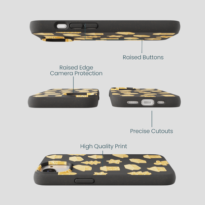 Black Gingerbread Dreams iPhone 16e/17e Case