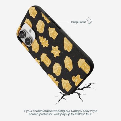 Black Gingerbread Dreams iPhone 17 Case