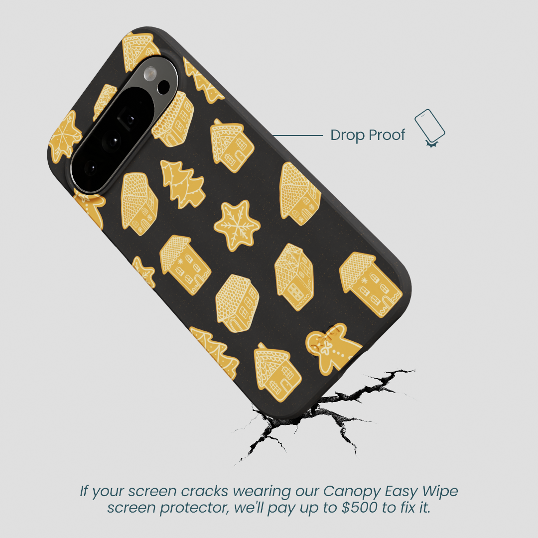 Black Gingerbread Dreams Google Pixel 10 Pro XL Case