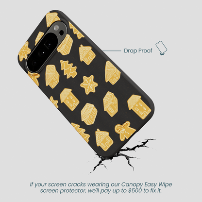 Black Gingerbread Dreams Google Pixel 10 Pro XL Case