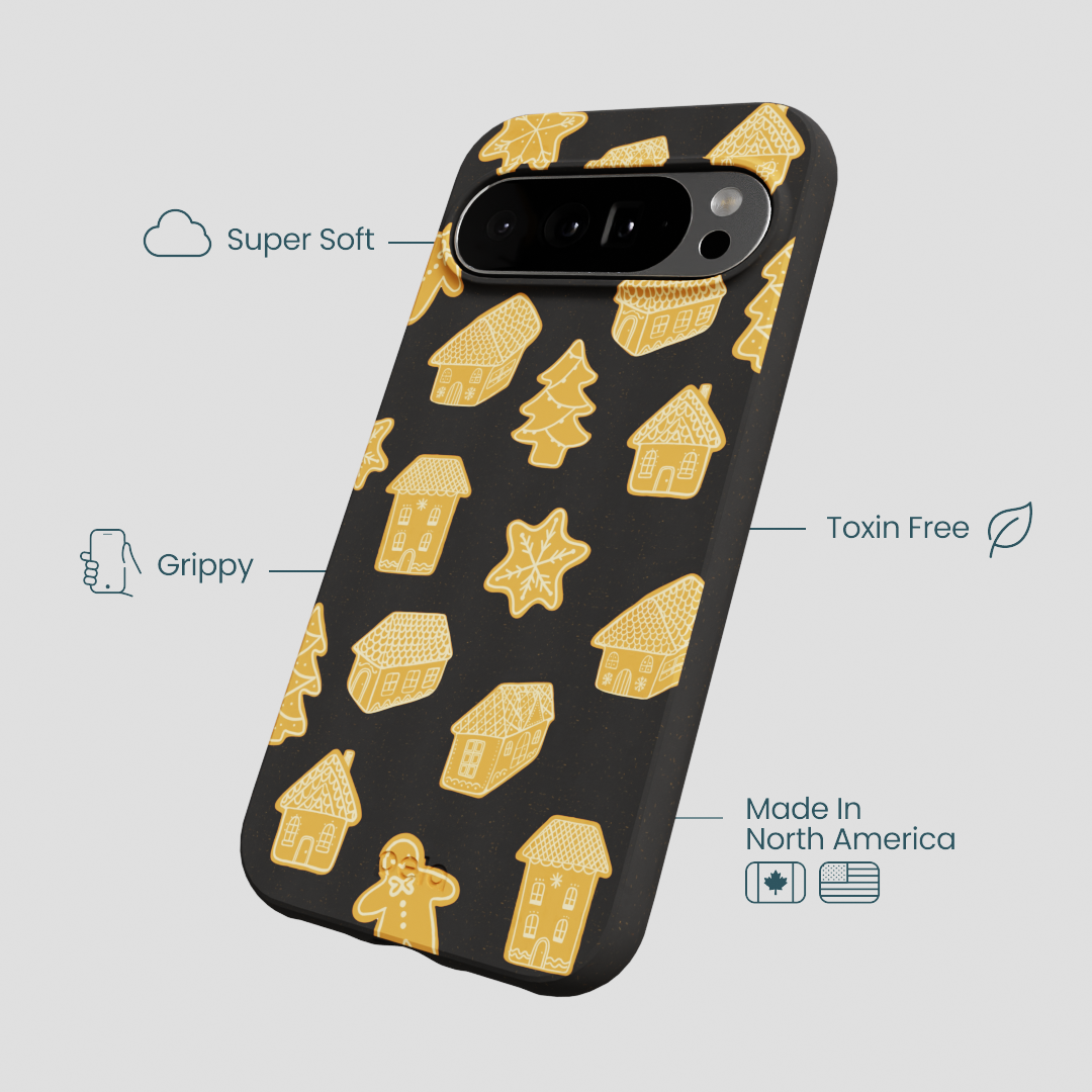 Black Gingerbread Dreams Google Pixel 10 Pro XL Case