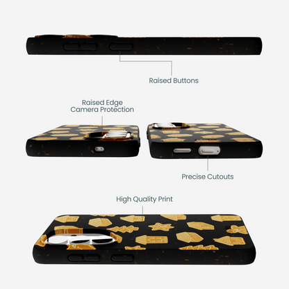 Black Gingerbread Dreams Samsung Galaxy S26 Case