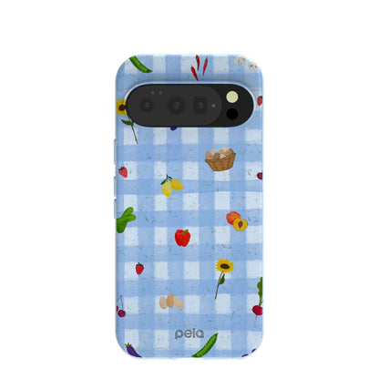 Powder Blue Gingham Farmhouse Google Pixel 10/10 Pro Case