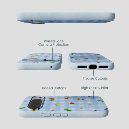 Powder Blue Gingham Farmhouse Google Pixel 10/10 Pro Case