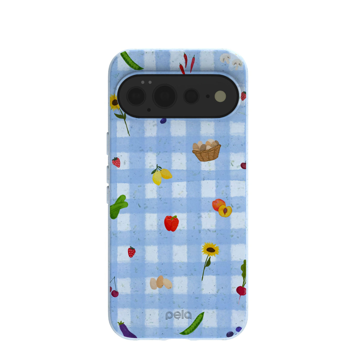 Powder Blue Gingham Farmhouse Google Pixel 11 Pro XL Case