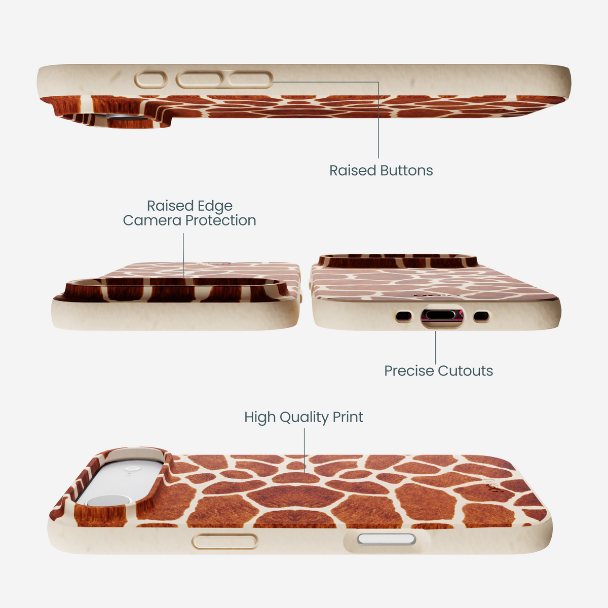 Seashell Giraffe iPhone Air Case