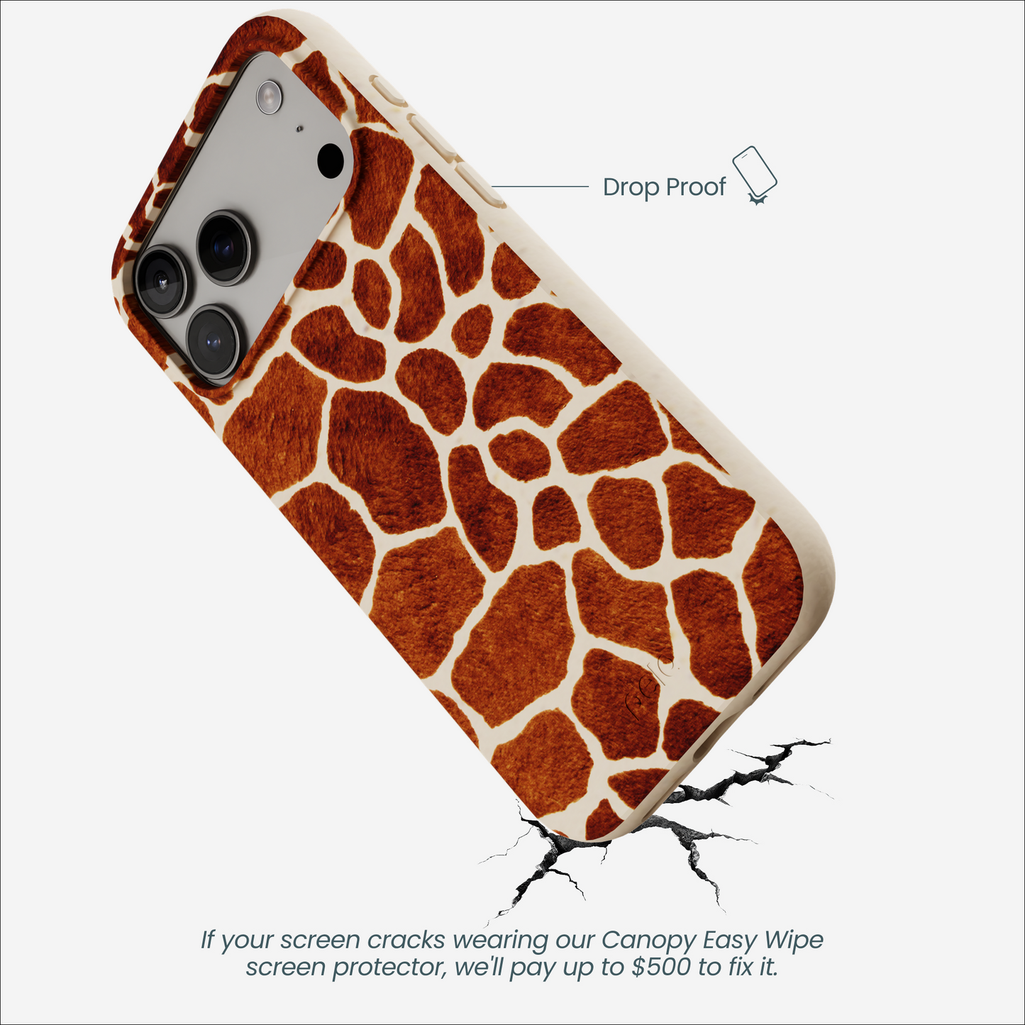 Seashell Giraffe iPhone 17 Pro Max Case
