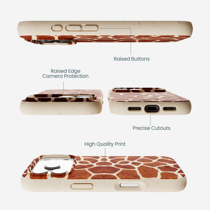 Seashell Giraffe iPhone 17 Pro Case