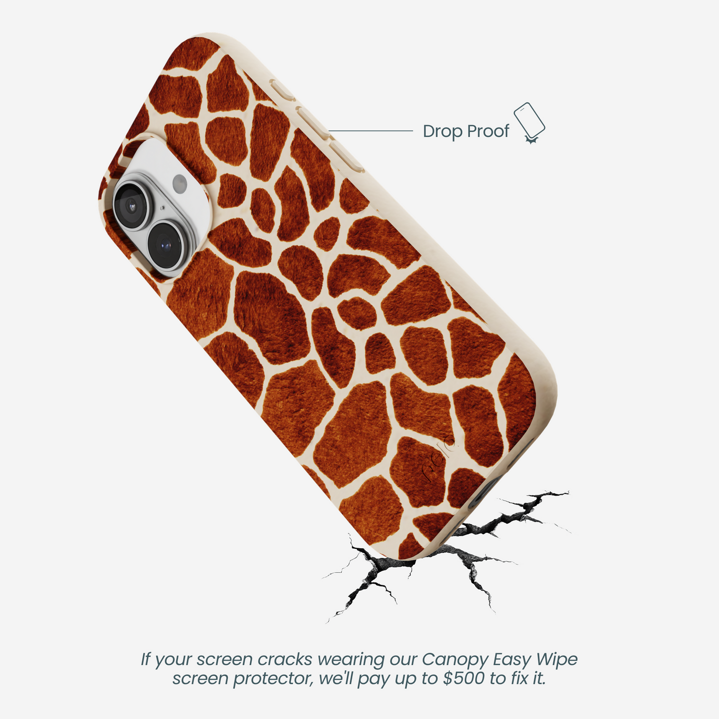 Seashell Giraffe iPhone 17 Case