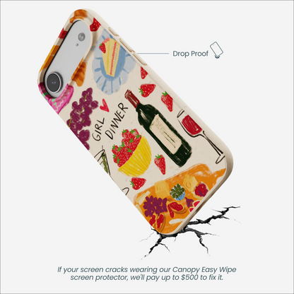 Seashell Girl Dinner iPhone Air Case