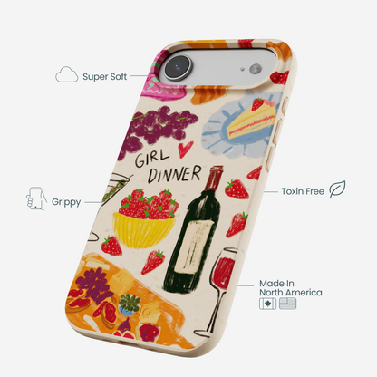Seashell Girl Dinner iPhone Air Case