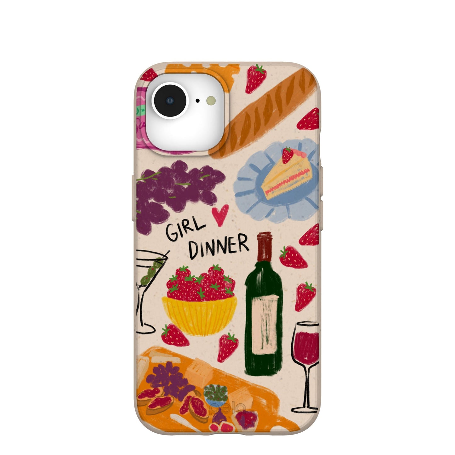 Seashell Girl Dinner iPhone 16e/17e Case