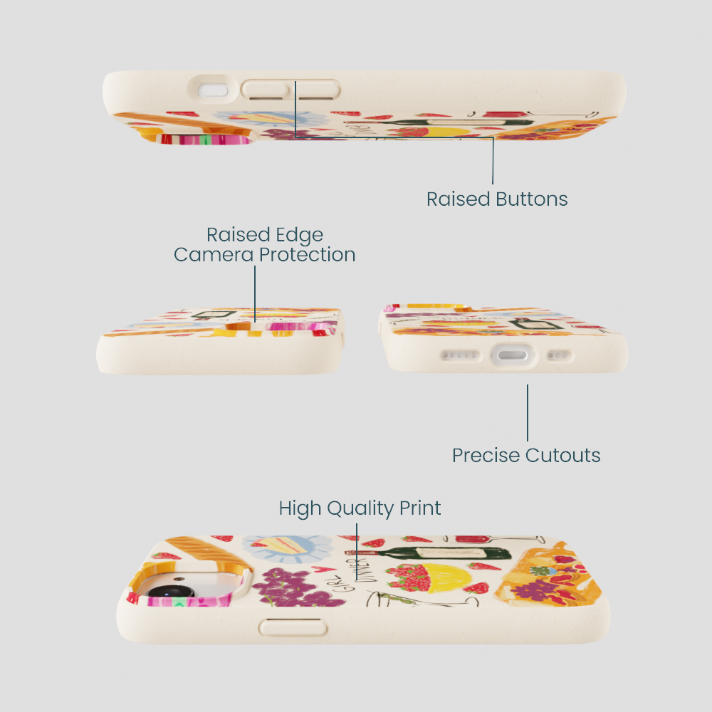 Seashell Girl Dinner iPhone 16e/17e Case