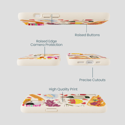 Seashell Girl Dinner iPhone 16e/17e Case