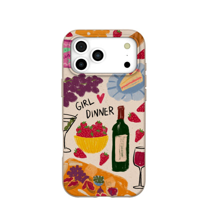 Seashell Girl Dinner iPhone 17 Pro Max Case