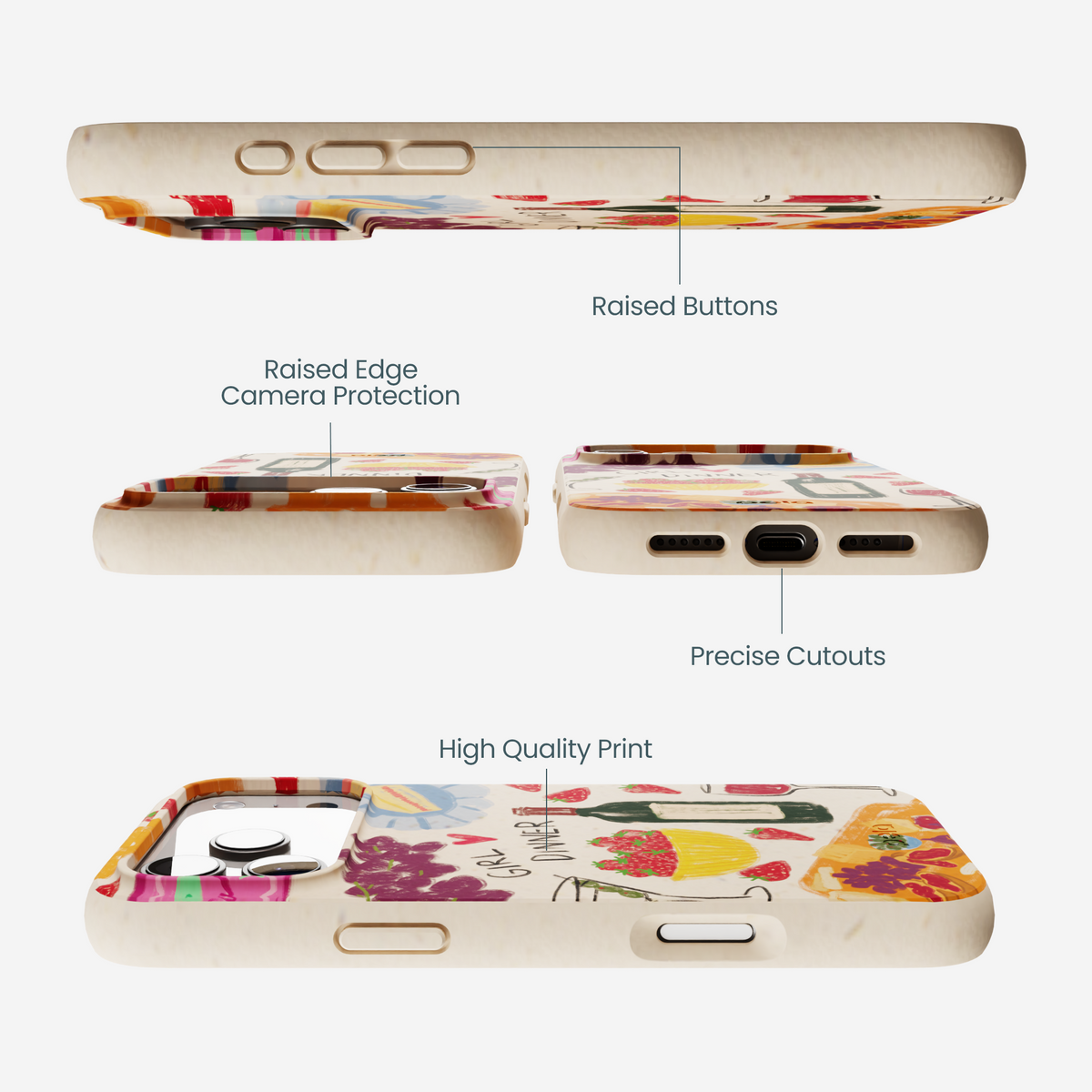 Seashell Girl Dinner iPhone 17 Pro Max Case