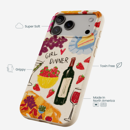 Seashell Girl Dinner iPhone 17 Pro Max Case