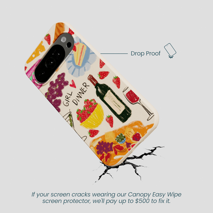 Seashell Girl Dinner Google Pixel 10/10 Pro Case