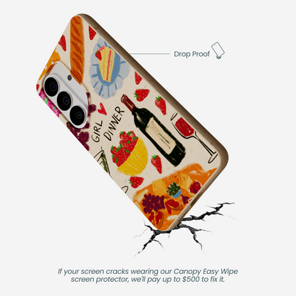 Seashell Girl Dinner Samsung Galaxy S26 Case