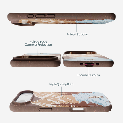 Chocolate Brown Gone Fishing iPhone Air Case