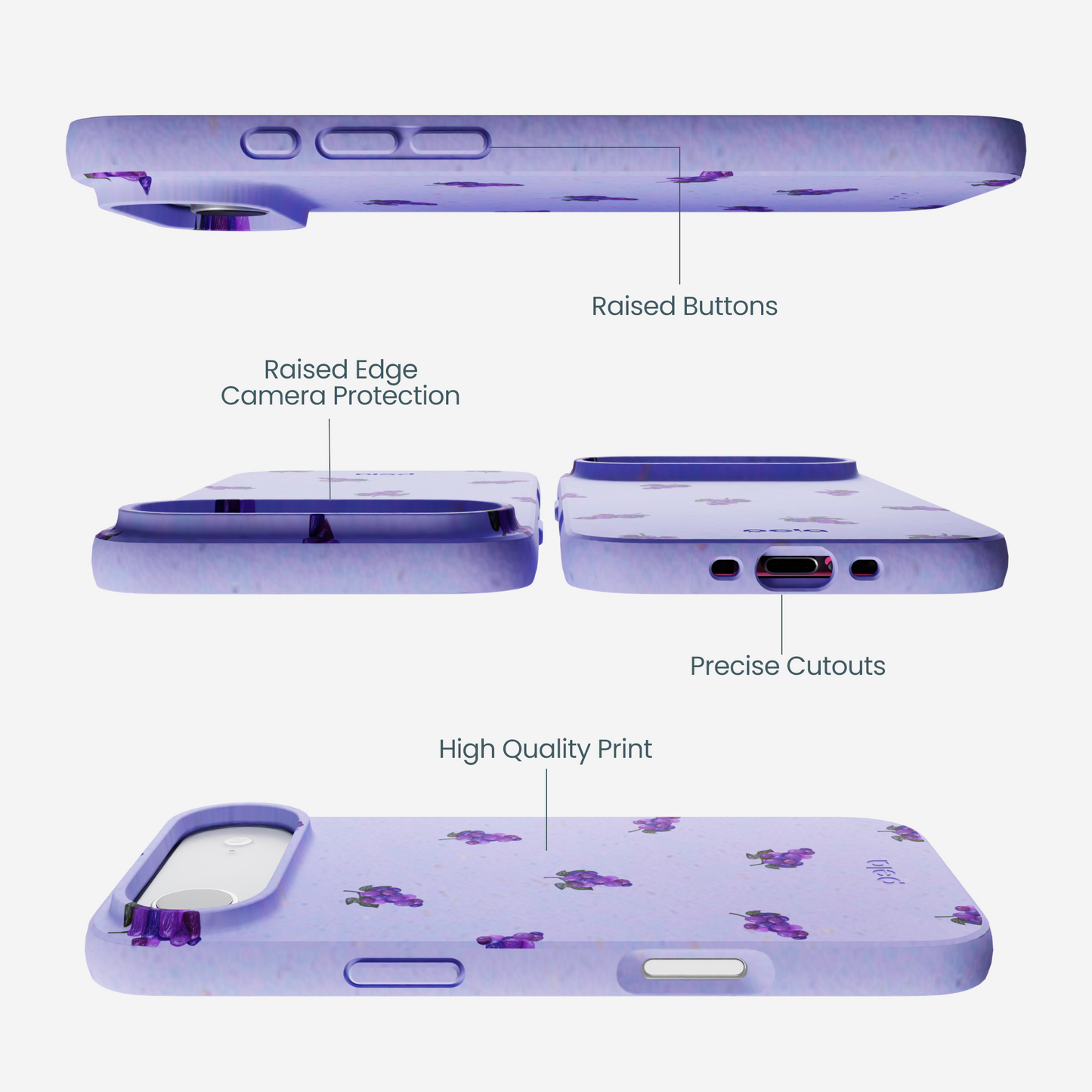 Lavender Grape Juice iPhone Air Case