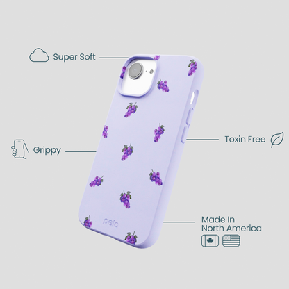 Lavender Grape Juice iPhone 16e/17e Case