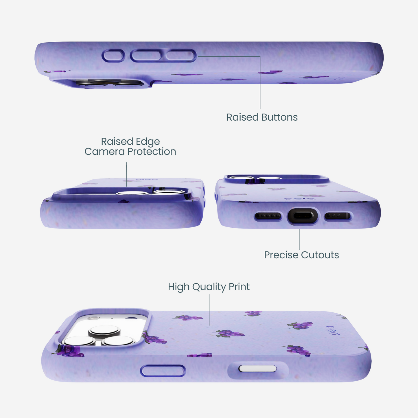 Lavender Grape Juice iPhone 17 Pro Case