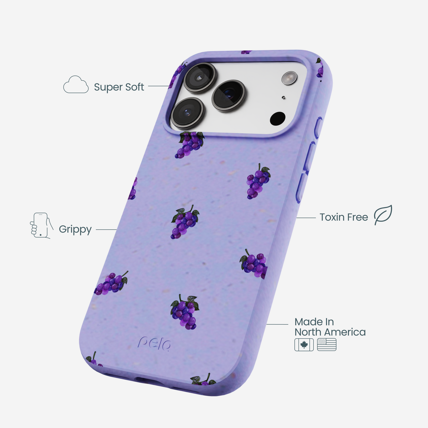 Lavender Grape Juice iPhone 17 Pro Case